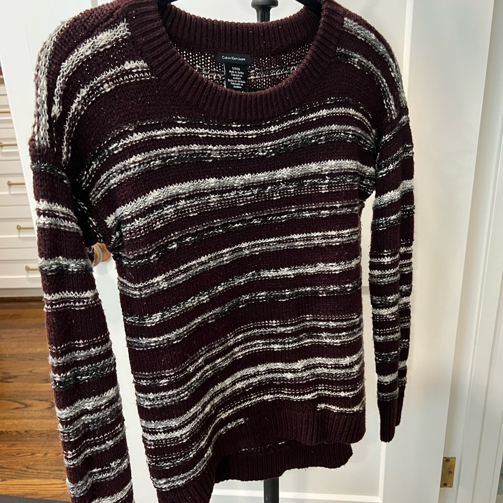 Calvin Klein maroon sweater